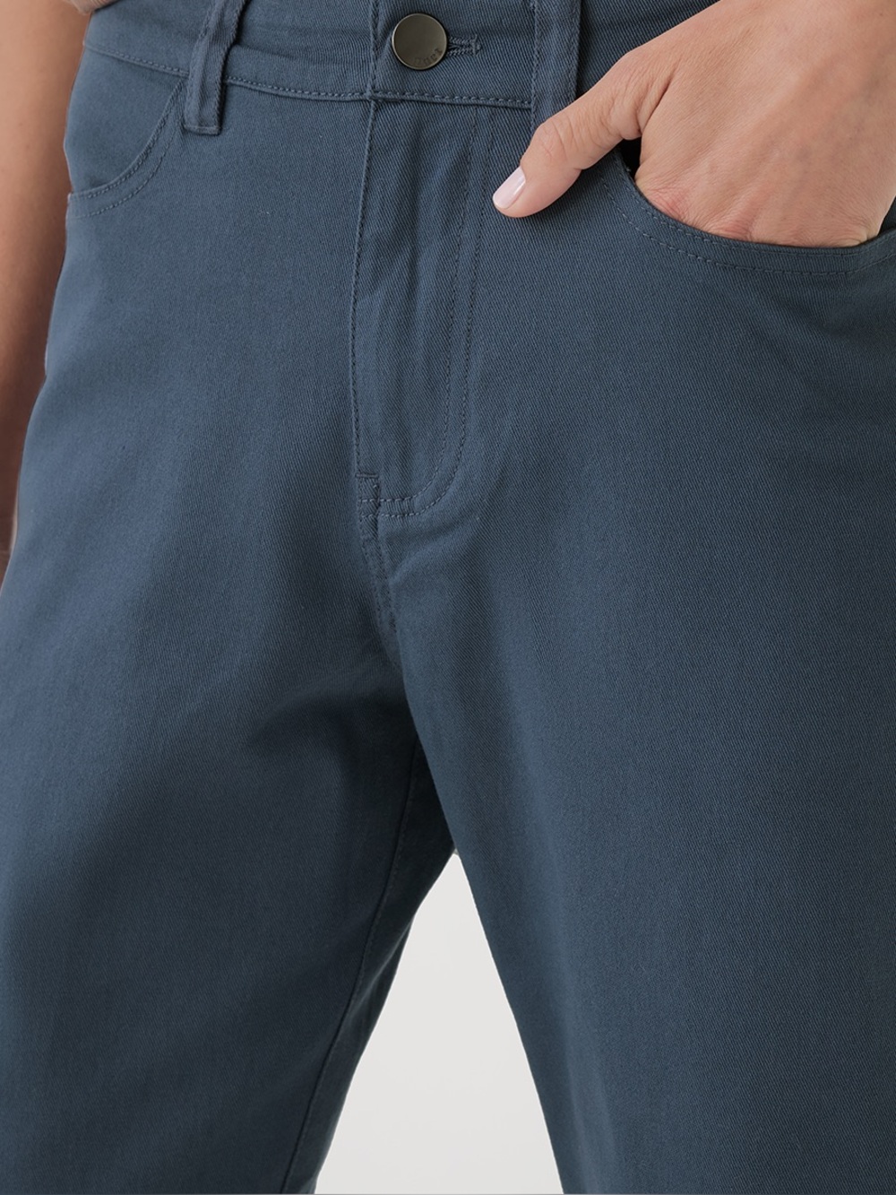 ‼️NWOT: Pact Organic Women's Stretch Twill Straight Leg Pant - L - Picture 4 of 8